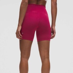 lululemon athletica Pink Bike Shorts High-Rise-6"